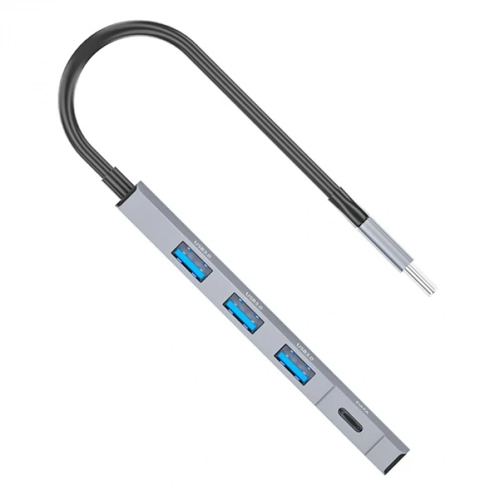 Ally Ads-309c 4in1 Type-c To Usb + Type-c Hub Adaptör Çevirici Dönüştürücü Çoğaltıcı