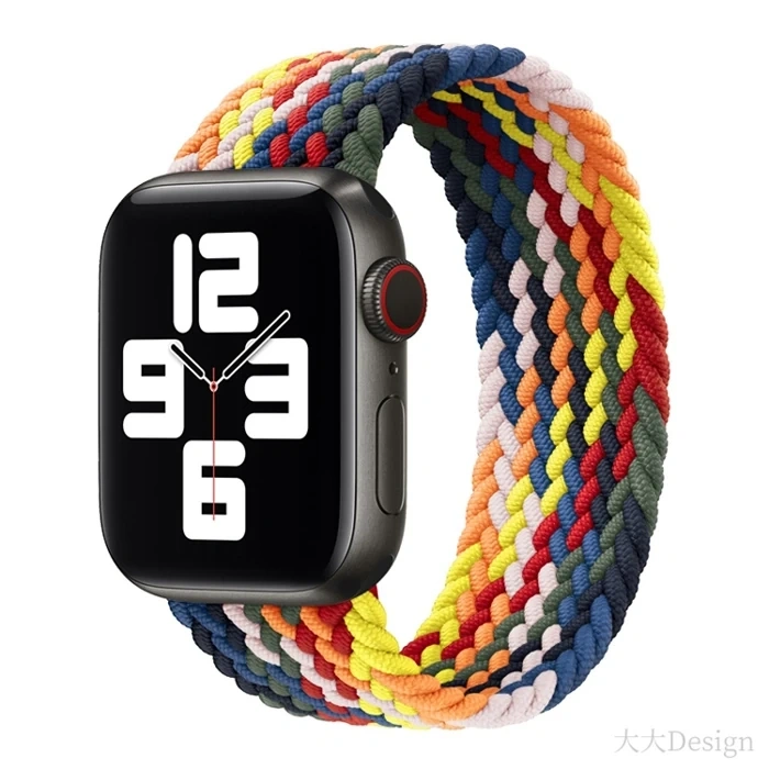Ally Apple Watch 7-8 41mm 6-5-4 40mm Single Loop Plastik Kayış Kordon 3-2-1 38mm