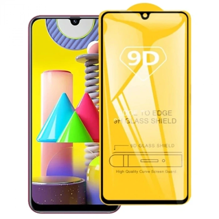 Ally Galaxy M31 9d Full Glue Tempered Cam Ekran Koruyucu