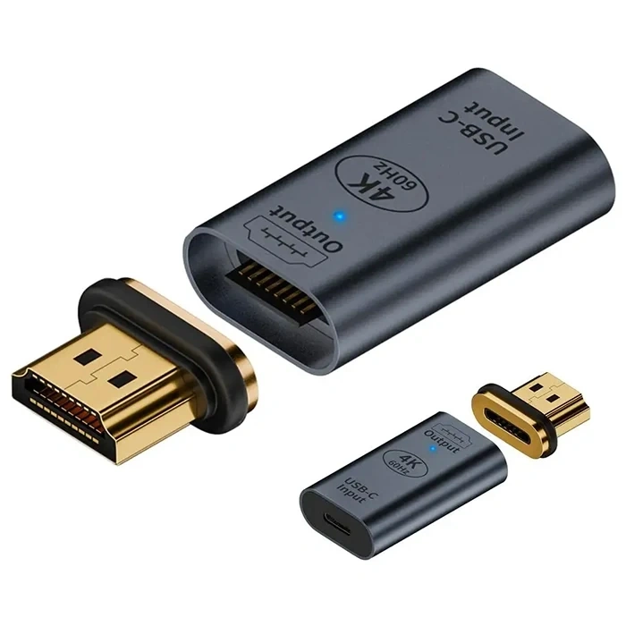 Ally Hdmı To Type-c 4k 60hz Mıknatıs Başlıklı Çevirici Otg Adaptör