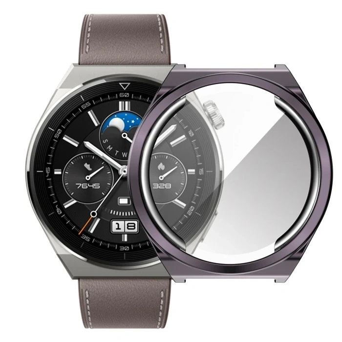Ally Huaewei Watch Gt 3 Pro 43mm Kılıf 360 Full Koruma Ultra İnce Silikon Kılıf