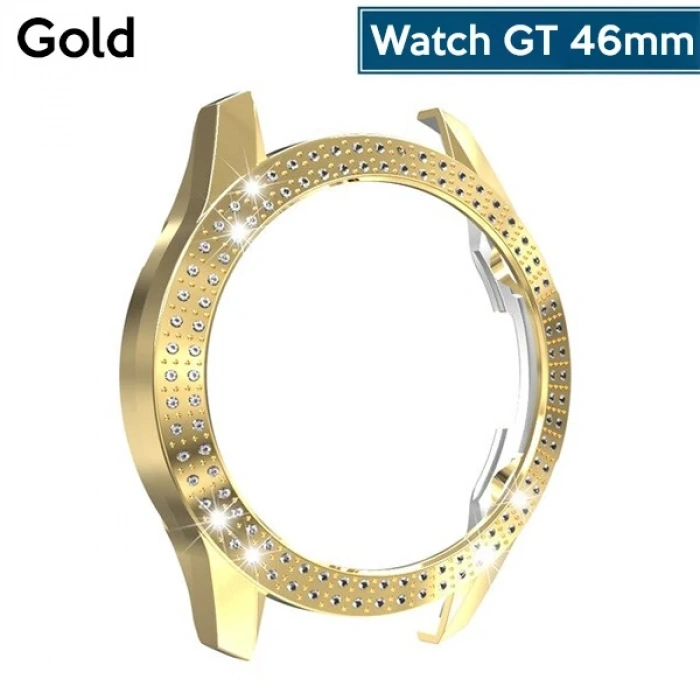 Ally Huawei Gt2 46mm Diamond Taş İşlemeli Bumper Kılıf-(5775)