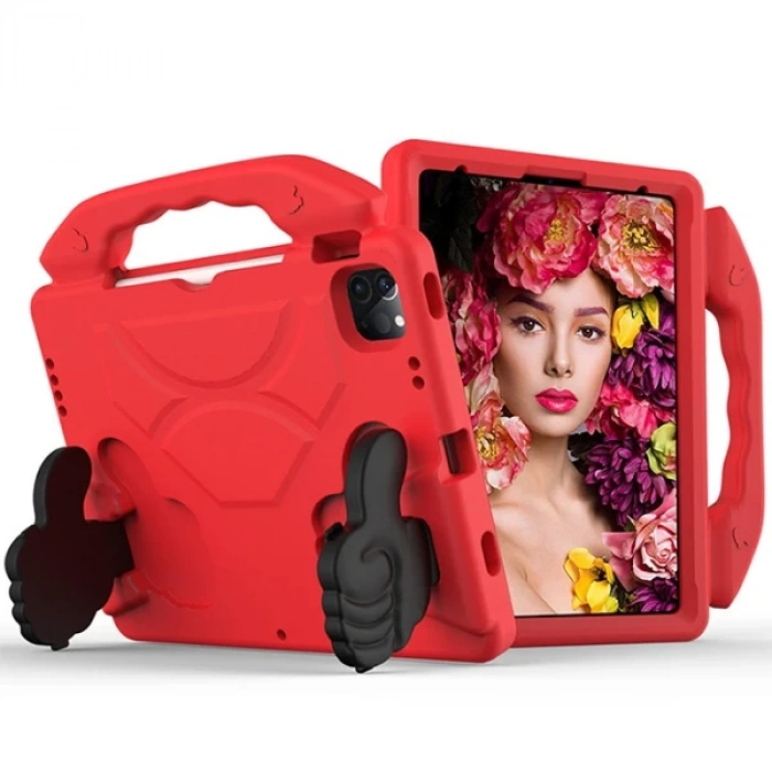 Ally İpad Pro 11 (2021-2020-2018) Air 4. Nesil 10.9  Kılıf Eva Çocuk Shockproof Standlı Taşınabilir