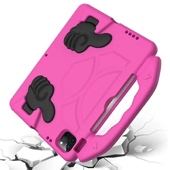 Ally İpad Pro 11 (2021-2020-2018) Air 4. Nesil 10.9  Kılıf Eva Çocuk Shockproof Standlı Taşınabilir