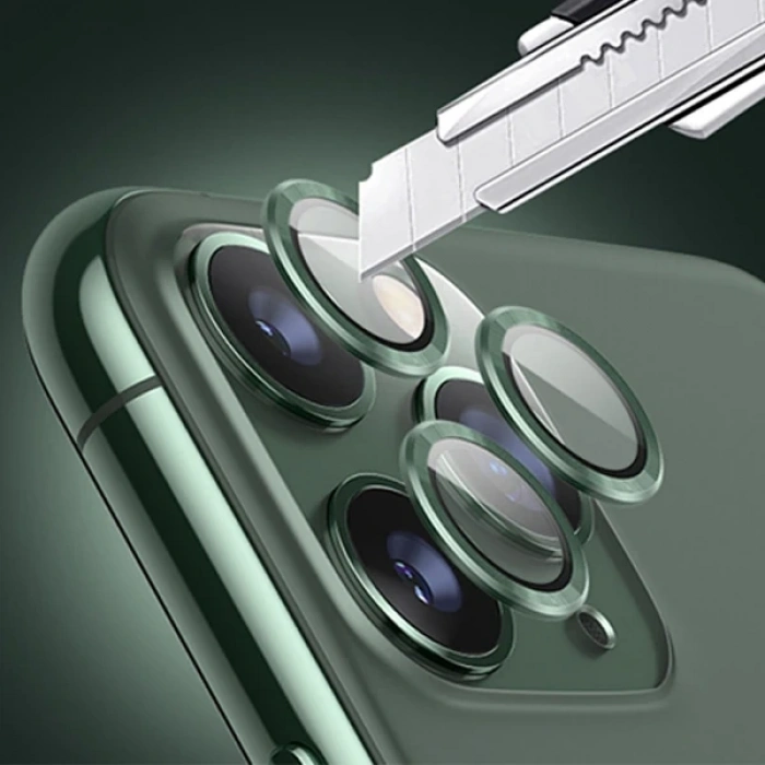Ally İphone 11 Pro-11 Pro Max Kamera Lens Koruyucu Aluminium 3 Adet