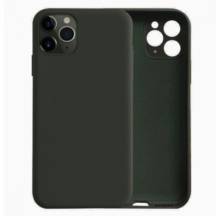 Ally İphone 11 Pro Kamera Korumalı Lansman Kılıf İçi Kadife Silikon Kılıf