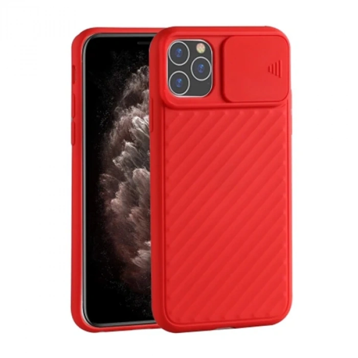 Ally İphone 11 Pro Max 6.5 Kılıf Kamera Kapatan Koruyucu Sürgülü Kılıf