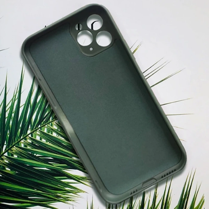 Ally İphone 11 Pro Max Kamera Korumalı Lansman Kılıf İçi Kadife Silikon Kılıf