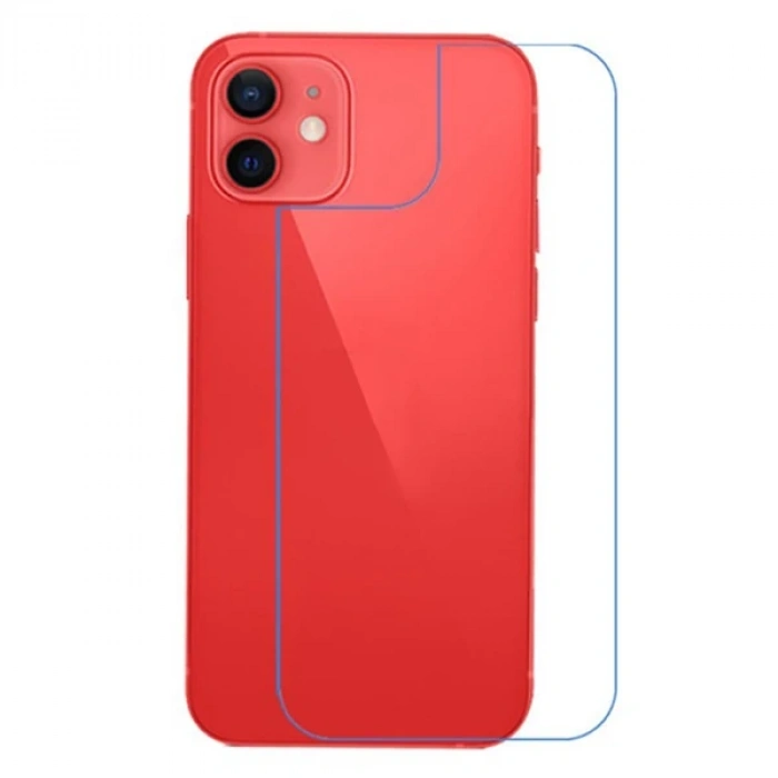 Ally İphone 12 Mini 5.4 İnch Tempered Arka Kırılmaz Cam Koruyucu