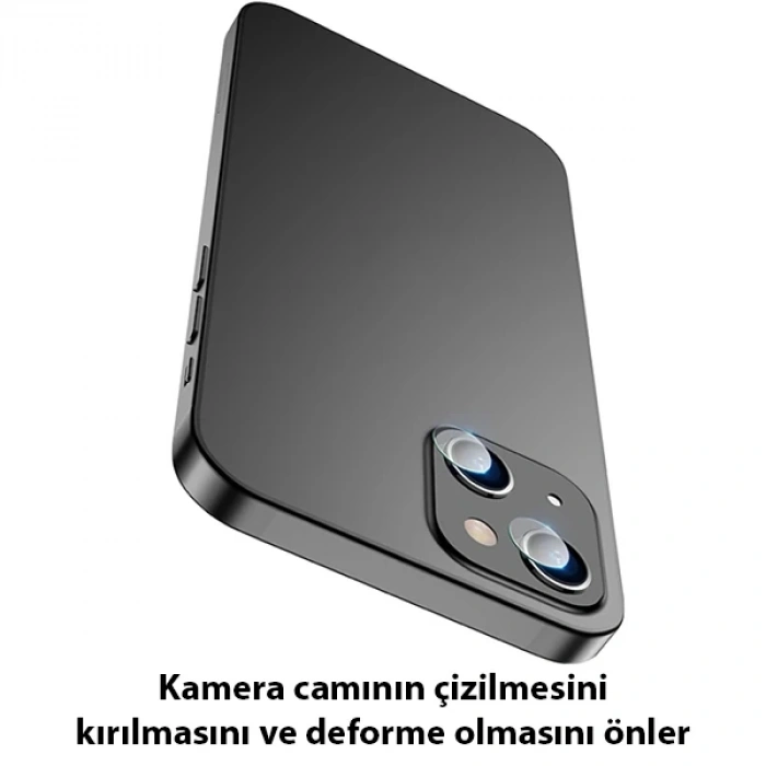 Ally İphone 13-13 Mini Tempered Glass Cam Kamera Koruyucu