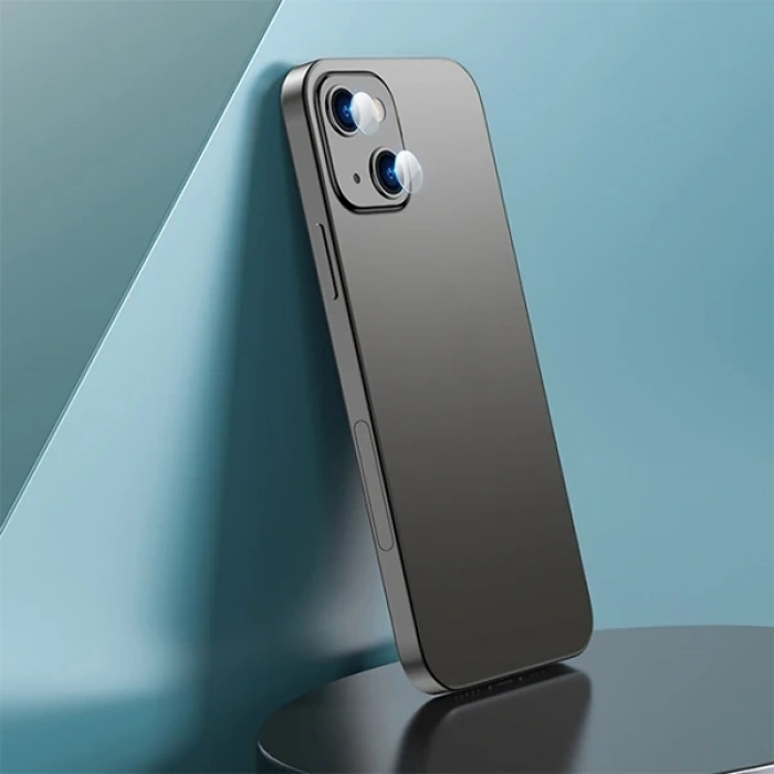 Ally İphone 13-13 Mini Tempered Glass Cam Kamera Koruyucu