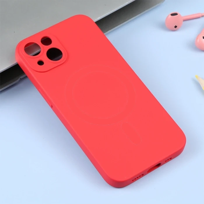 Ally İphone 14 6.1inç Liquid Silica Magsafe Uyumlu Silikon Kılıf