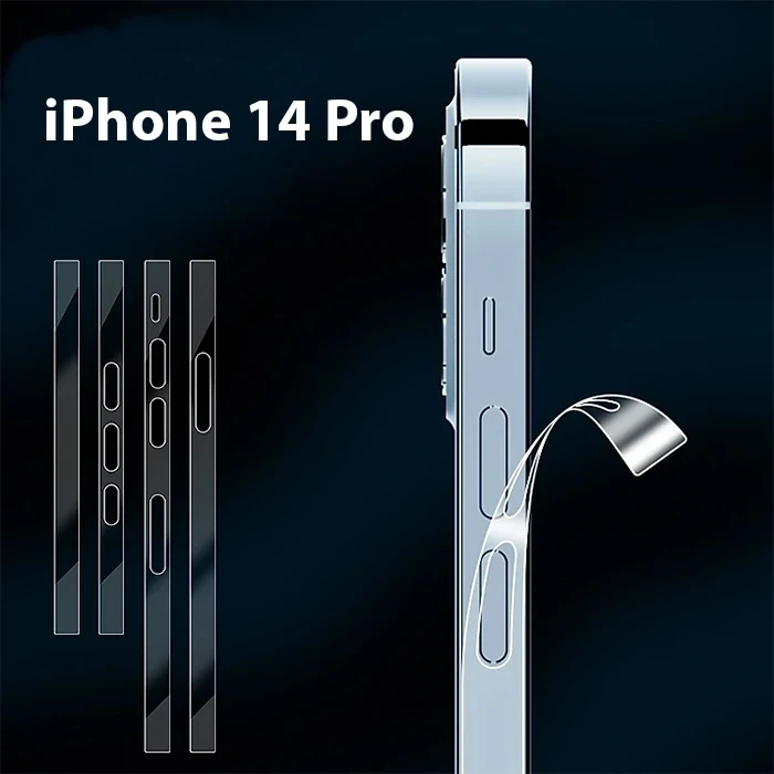 Ally İphone 14 Pro Hidrojel Hayalet Yan Alt Üst Kaplama Koruyucu Film