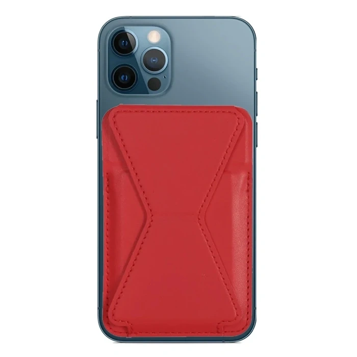 Ally İphone 15-14- 13-12ler İçin Standlı Deri Cüzdan Magsafe Kartlık Cüzdan Kılıf