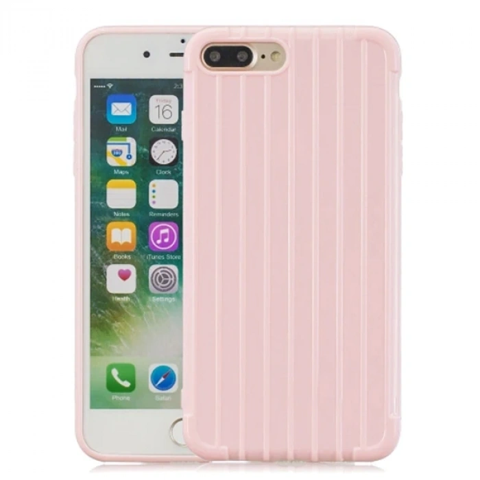 Ally İphone 8 Plus 7plus Trunk Lines İnce Soft Silikon Kılıf