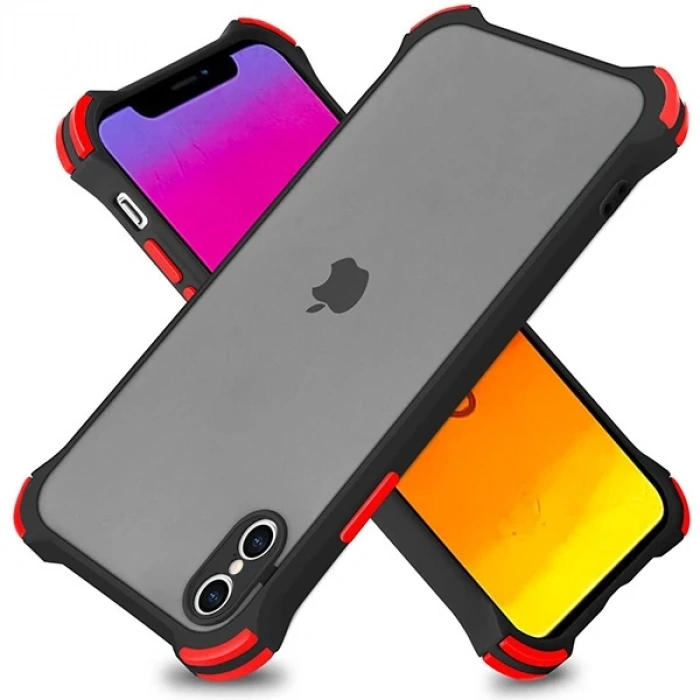 Ally İphone X-xs 5.8 İnch Shockproof Kamera Koruma Darbe Emici Kılıf