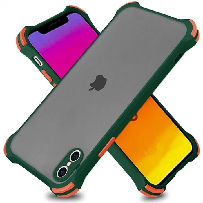 Ally İphone X-xs 5.8 İnch Shockproof Kamera Koruma Darbe Emici Kılıf