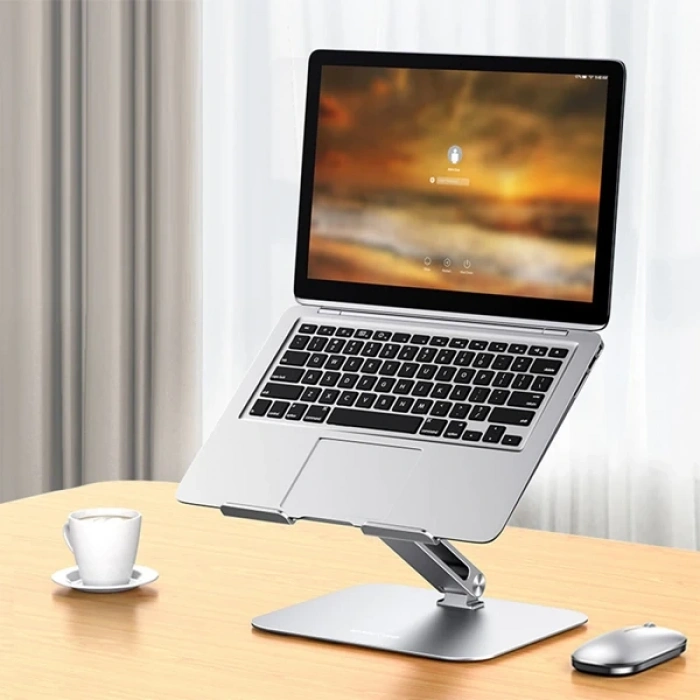 Ally Mc Ls677 Premium Ayarlanabilir Ve Katlanabilir Alüminyum Laptop-bilgisayar Standı