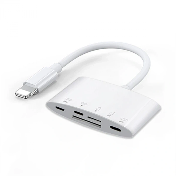 Ally Nk-1040+plus İphone Lightning To Sd/tf Card Usb Kamera Adaptörü