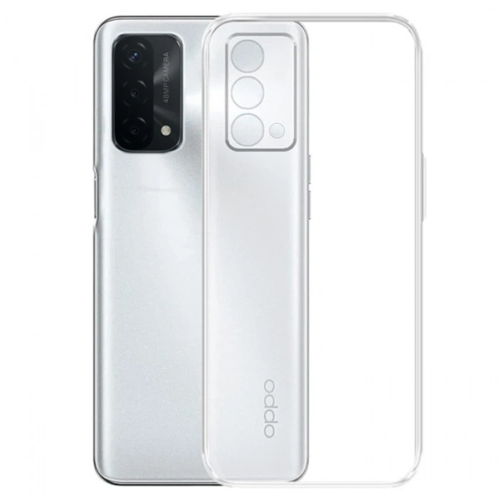 Ally Oppo A93 5g Kamera Lens Korumalı Şeffaf Silikon Kılıf