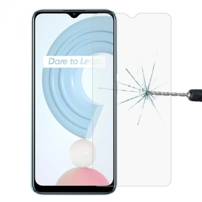 Ally Oppo Realme C21 Tempered Cam Ekran Koruyucu