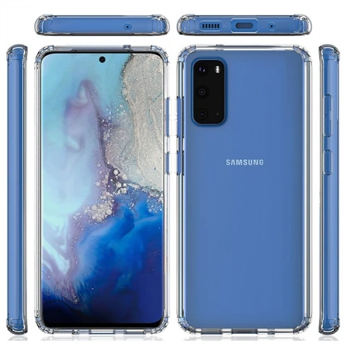 Ally Samsung Galaxy S20 Anti-drop Darbe Emici Silikon Kılıf