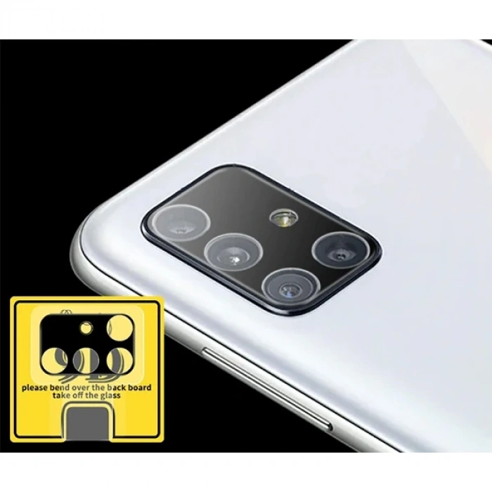 Ally Sm Galaxy A51 Hd 3d Full Tempered Cam Kamera Koruyucu