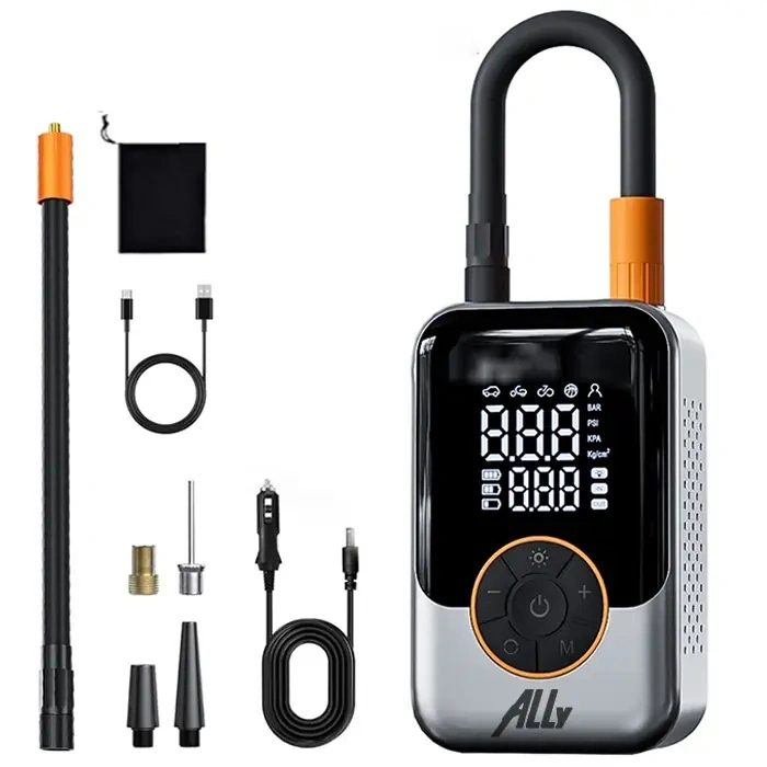 Ally St-221d Pro Akıllı Hava Kompresörü Araç Kablosuz Hava Pompası-(5775)
