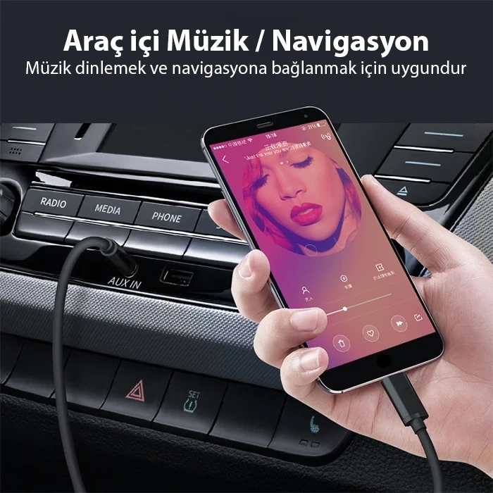 Ally Type-c To 3.5 Mm Audio Aux Kablo