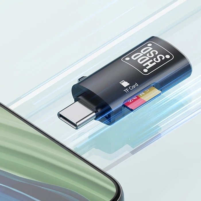 Ally Type-c To Usb + Tf Kart Çevirici Otg Adaptör-(5775)