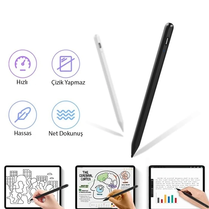 Ally Xpen-3i İpad(2018-2025) Aktif Manyetik Kapasitif Kalem