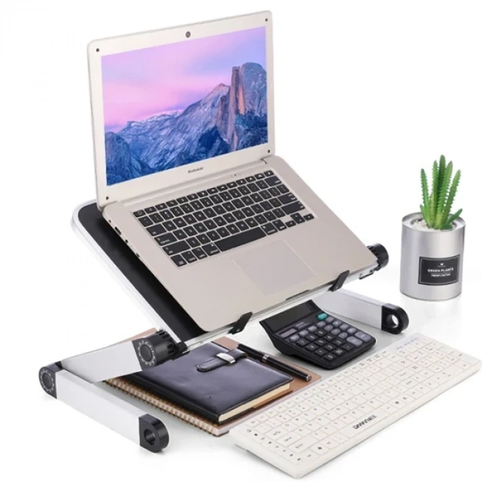 Ally Yl-805 Katlanabilir Fanlı Dizüstü Laptop Standı