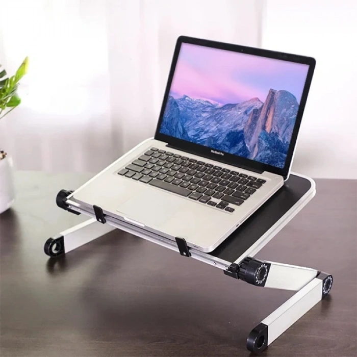 Ally Yl-805 Katlanabilir Fanlı Dizüstü Laptop Standı