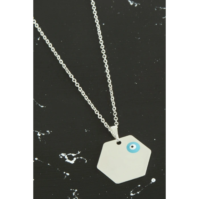 Altıgen İsim Yazılabilir Kolye