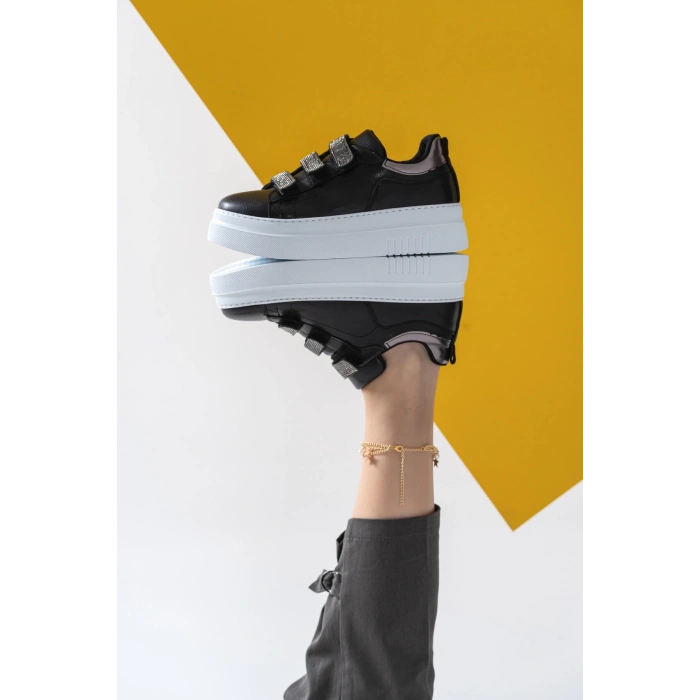 Amaris Siyah Taşlı Spor Ayakkabı