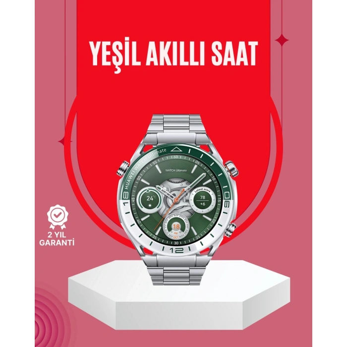 Amoled Smartwatch Harita Modlu Bluetooth Aramalı 3 Değiştirilebilir Kayışlı