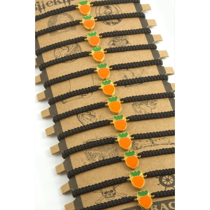 Ananas Makrome Örgülü Bileklik