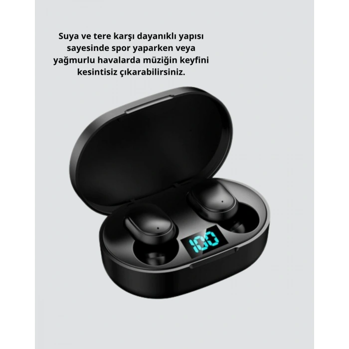 Anc Bluetooth Kulaklık – Suya Ve Tere Dayanıklı Uzun Pil Ömürlü Mikrofonlu Kablosuz Kulaklık