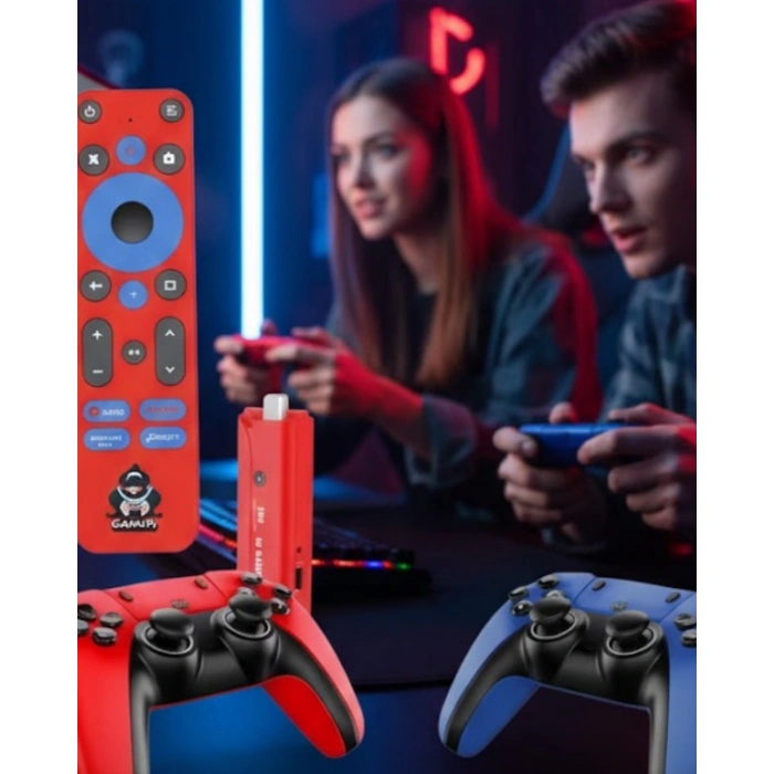 Android Game Stick 10k Hd 64gb Çift Kollu Tv Oyun Konsolu