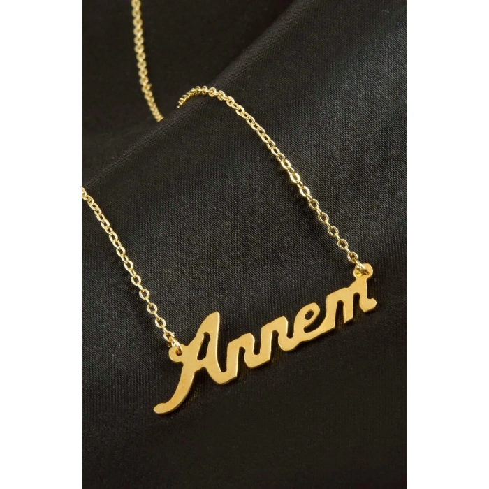 Annem Yazılı Kolye