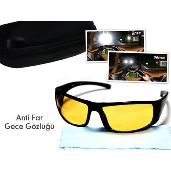 Anti Far Gece Görüş Gözlüğü