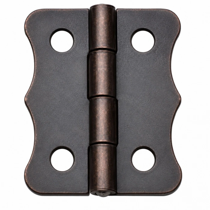 Antik Bakır 100 Adet Papatya Menteşe Düz 30x23 mm - Dekoratif Çerçeve Fener Kutu Menteşesi