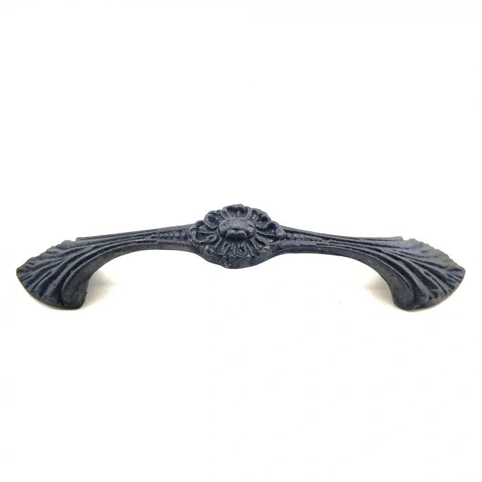 Antika Tarz Dekoratif Pirinç Göz Mobilya Kulbu - 21x127 mm, Oksit