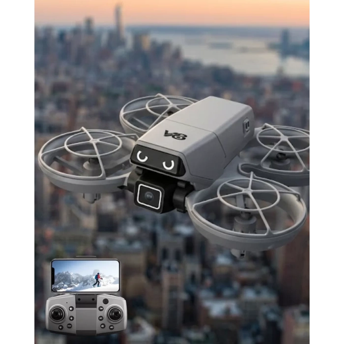 App Kontrollü Kameralı Mini Drone Headless Mod Özellikli