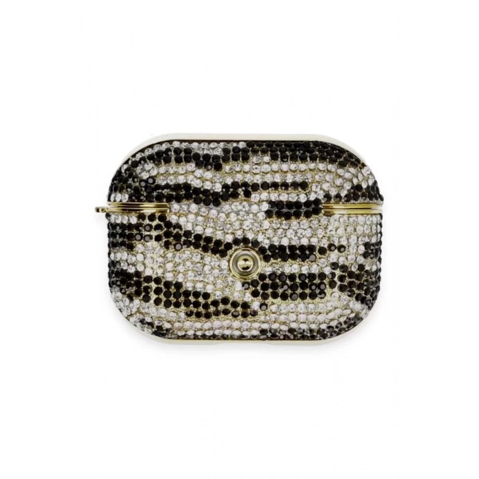 Apple Airpods Pro 2 (2.nesil) Klor Taşlı Kılıf - Desen 5