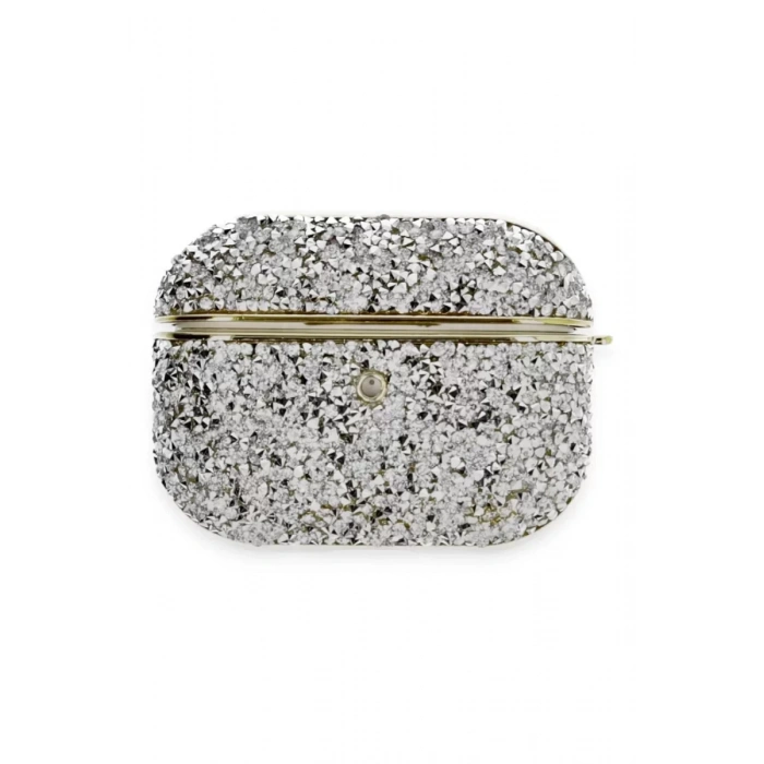 Apple Airpods Pro 2 (2.nesil) Luz Taşlı Kılıf - Mavi