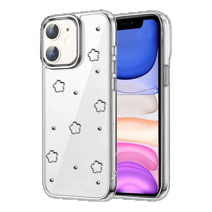 Apple iPhone 11 Fiyonk Desenli Kapak - Desen 3