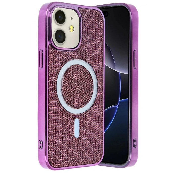 Apple iPhone 11 Helen Magsafe Kapak - Derin Mor