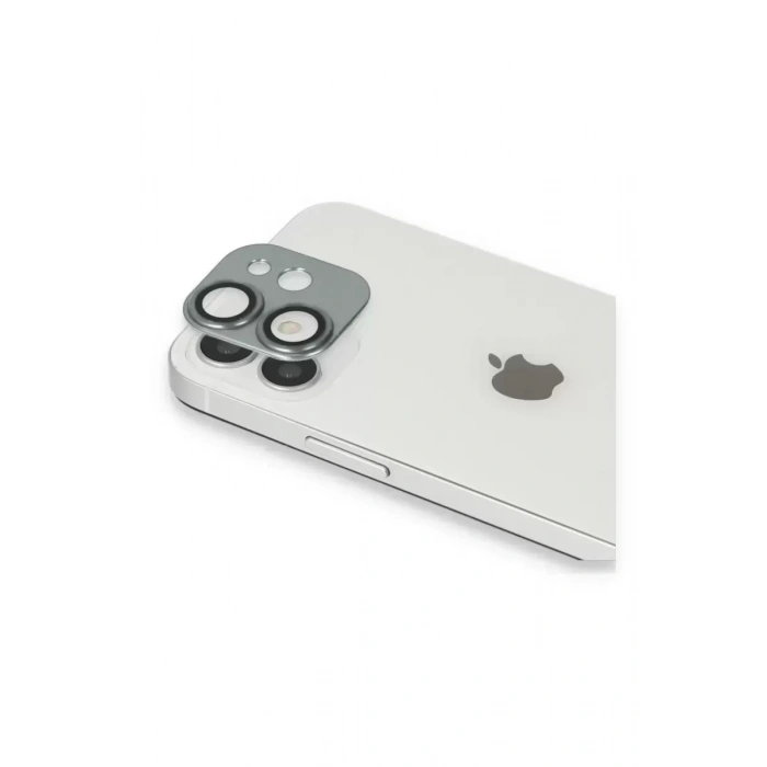 Apple iPhone 11 Pers Alüminyum Kamera Lens - Yeşil