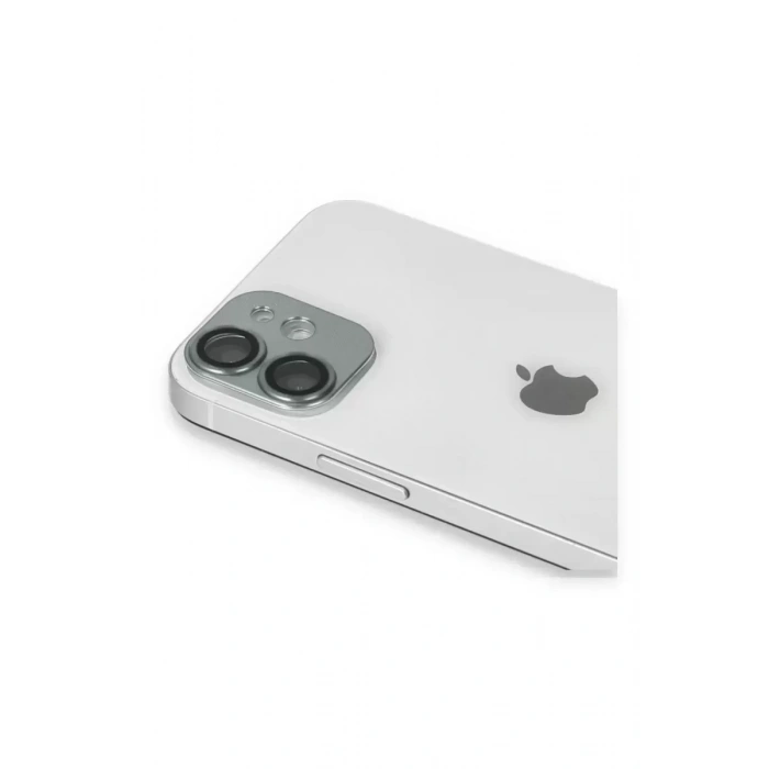Apple iPhone 11 Pers Alüminyum Kamera Lens - Yeşil